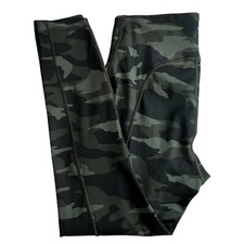 Athleta Womens Small Green Camo Ultimate 7/8 Tight
