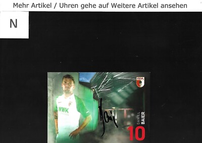 Daniel Baier - Handsignierte Autogrammkarte. Verein Saison Siehe Bild.