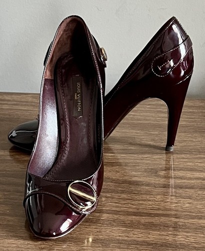 Louis Vuitton „Sloane“ Pumps in „Amarante“ Burgunder Lackleder, Größe 36 - Bild 10 von 10
