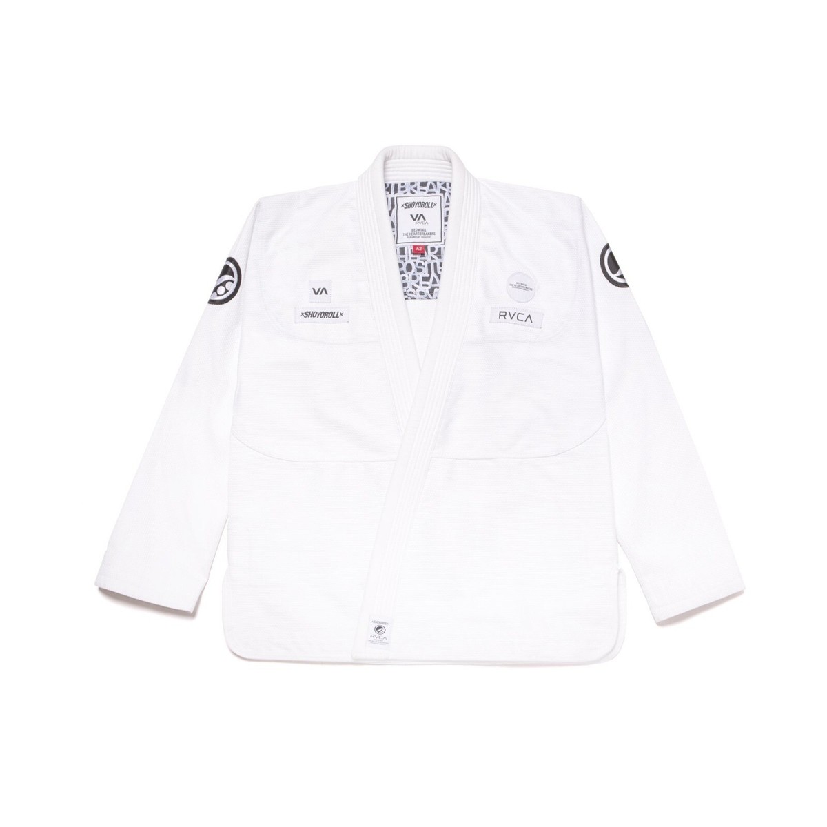 Shoyoroll New RVCA BJJ Gi Jiu-jitsu Brand New White Batch