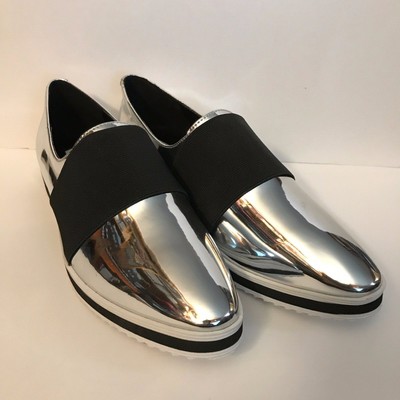 karl lagerfeld silver shoes