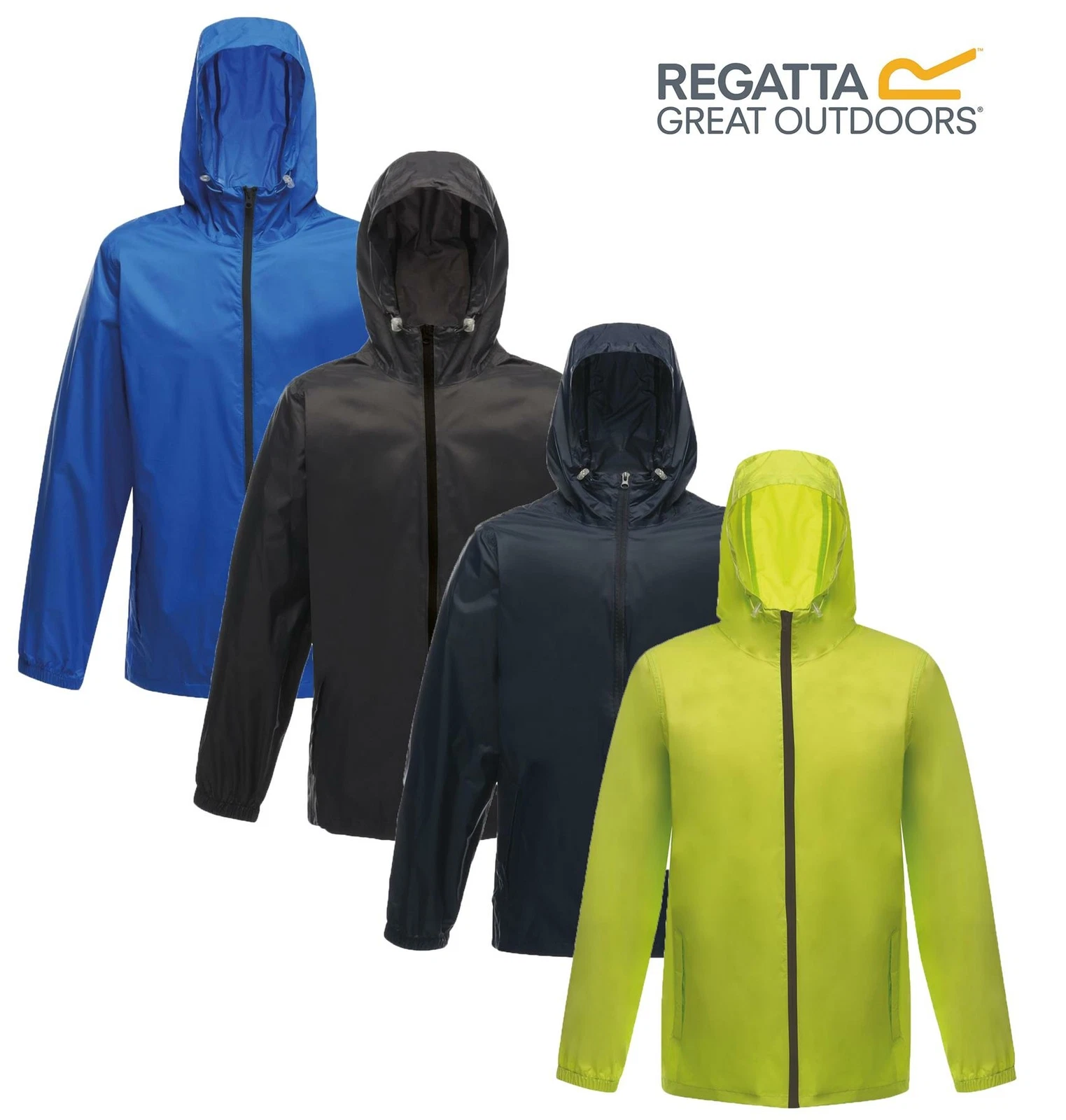 Regatta Unisex Avant Lightweight Hooded Waterproof Rainshell Jacket Mens Womens
Opens in a new windo