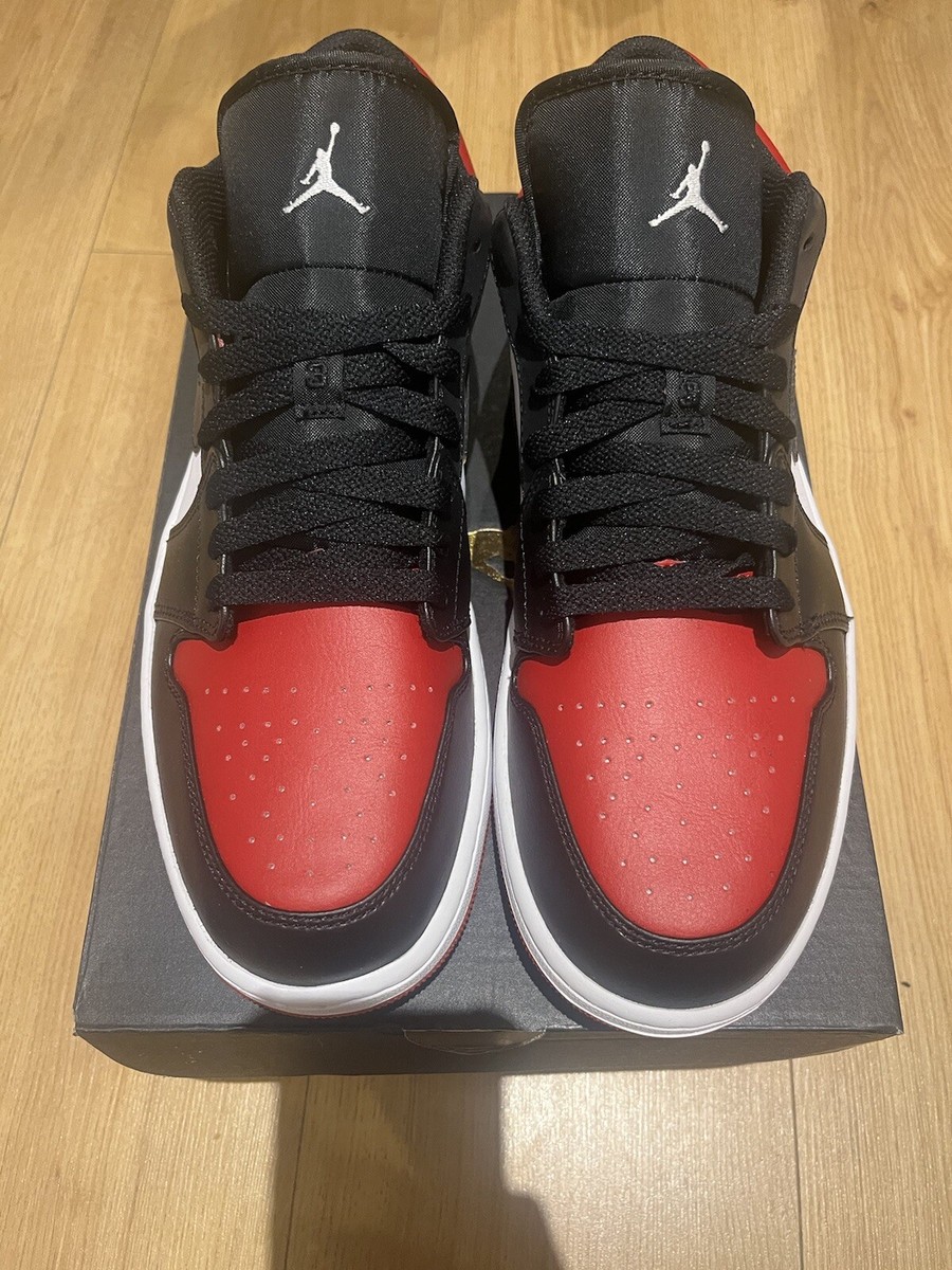 Nike Air Jordan Low Bred Toe (553558-612) Size UK11 (US 12), DS