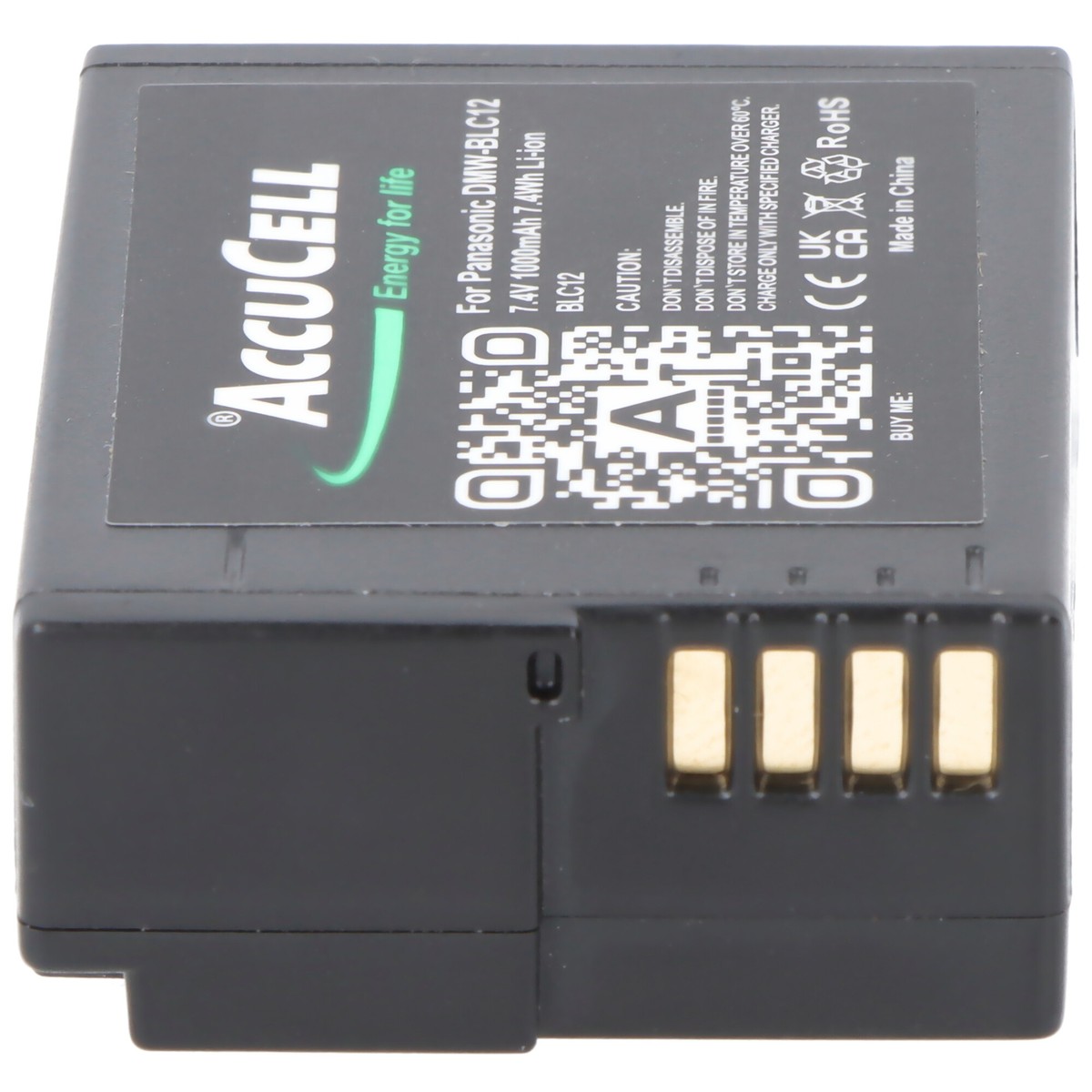 2-Power Akku 1000mAh 7,4V – Ersatz Für DMW-BLC12 Kamera-Akku