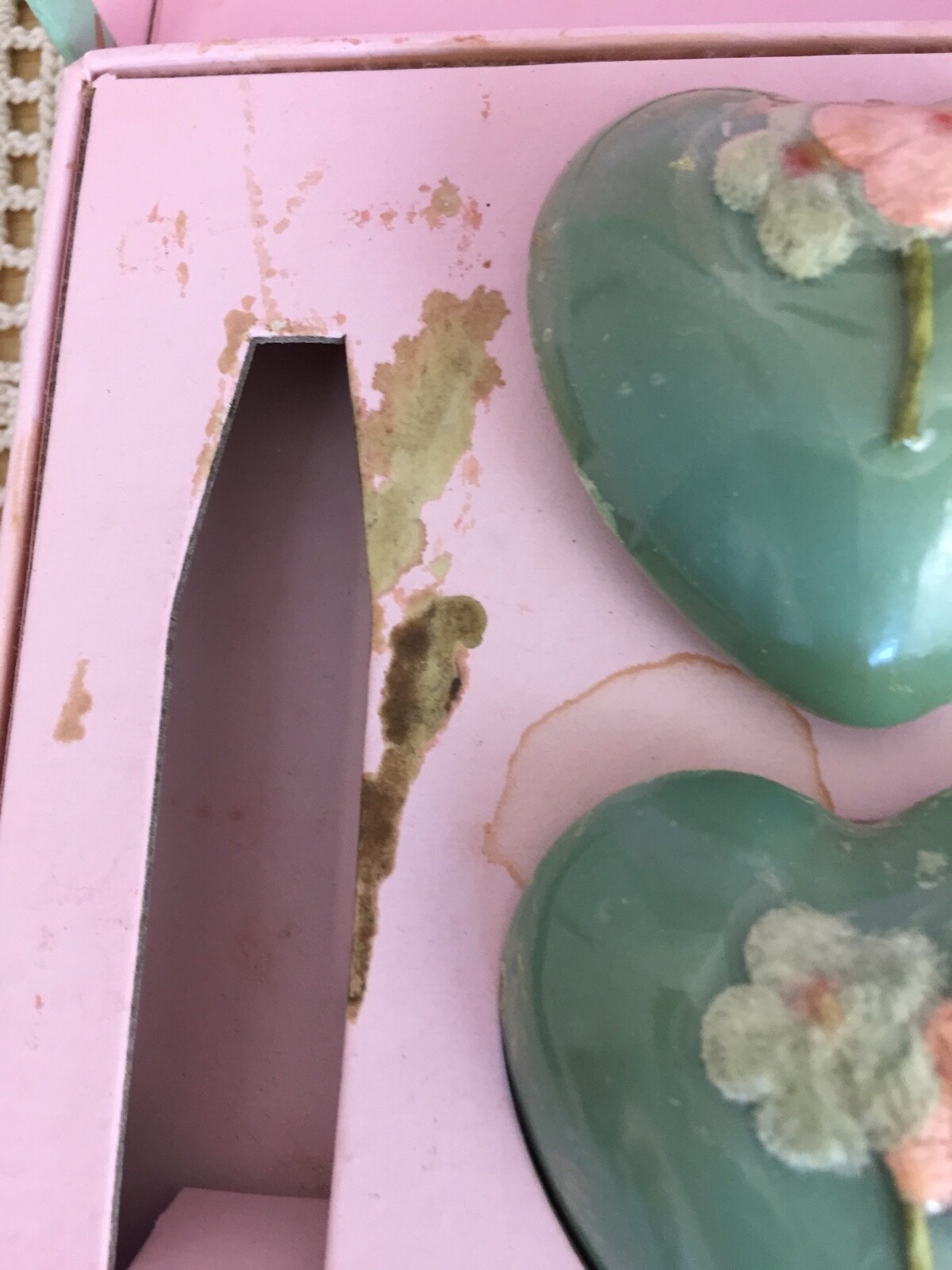 Vintage 1950s Elizabeth Arden Blue Grass Gift Set Soaps, Bath foam