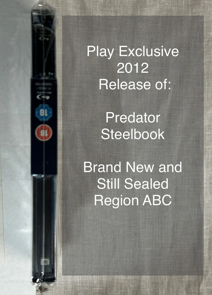 Predator Blu-ray Steelbook Play Exclusive Ultimate Hunter Ed - Brand New Sealed - Image 3 of 3