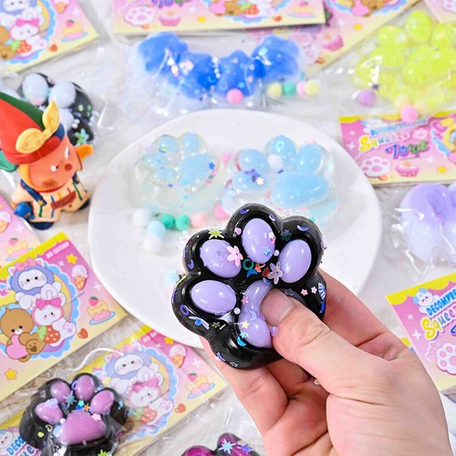 Taba Squishy Cat's Paw New Fidget Toy Handmade Mini Kawaii Plüsch kleine Pfote - Picture 2 of 43