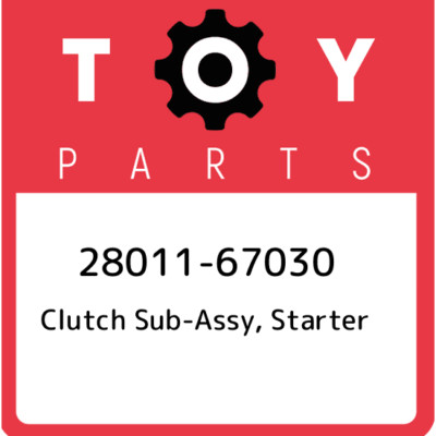 28011-67030 Toyota Clutch sub-assy, starter 2801167030, New 