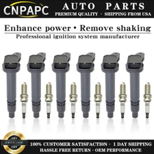 CNPAPC Ignition Coil  & Spark Plug For Lexus GS300 GS350 LS460 & Toyota Sequoia