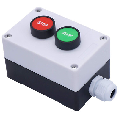 Momentary Push Button Switch Station Box Start/Stop Red Green