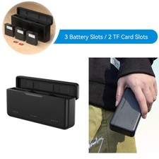 Battery fast Charging Case For DJI Action 5 pro Camera Portable Charger  Cable