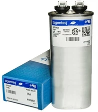 15 uf MFD 440 Volt VAC GE Genteq Capacitor Run Oval 97F9625 C415L 97F9625BX