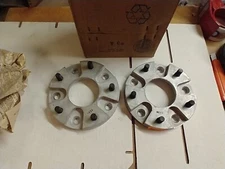 VINTAGE CAL CUSTOM WHEEL SPACERS WITH STUDS 1 INCH 5 1/2 BOLT CIRCLE