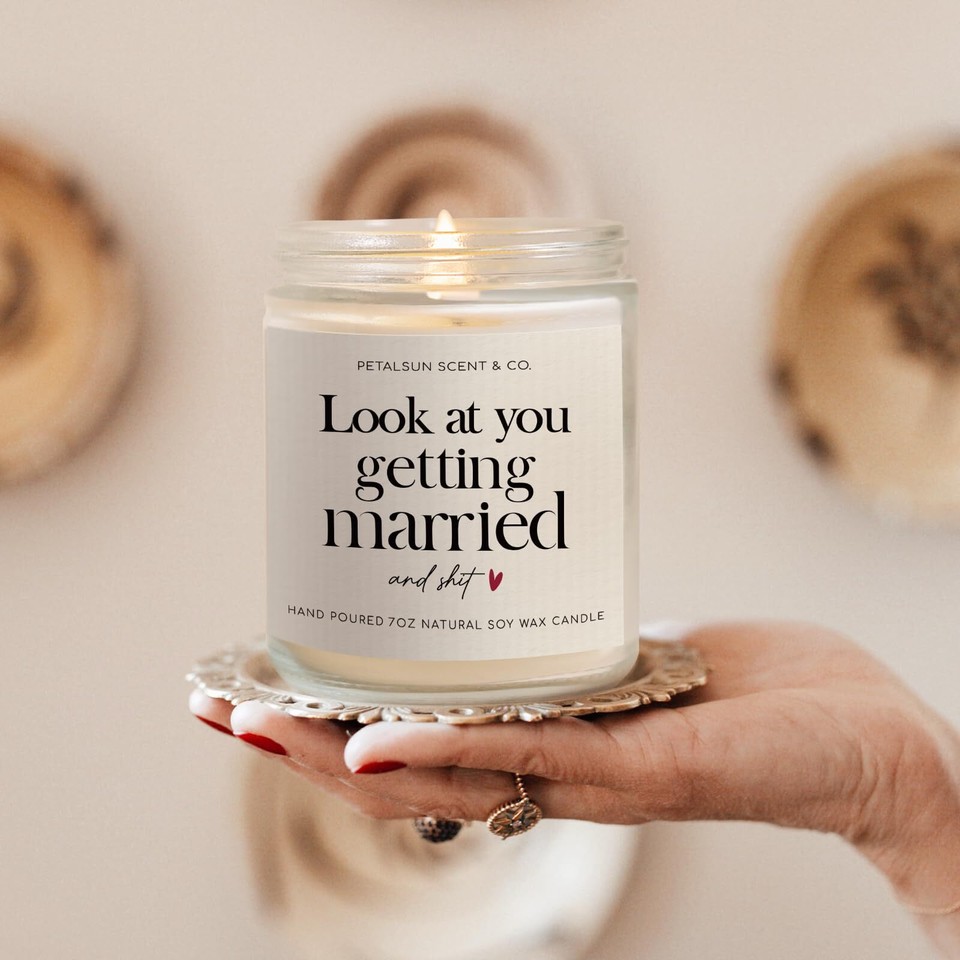 PETALSUN Funny Wedding Gifts Bride Gifts Bridal Shower Gifts Handmade