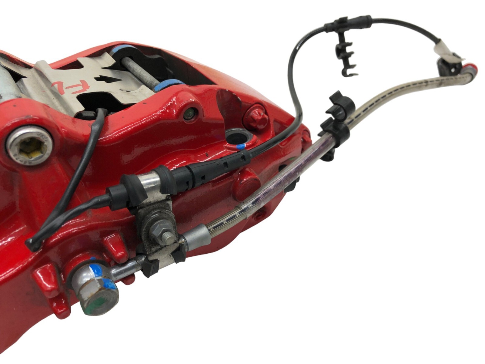 2015-2021 MCLAREN 570S LEFT FRONT BRAKE CALIPER RED 11C0063CP R5 OEM