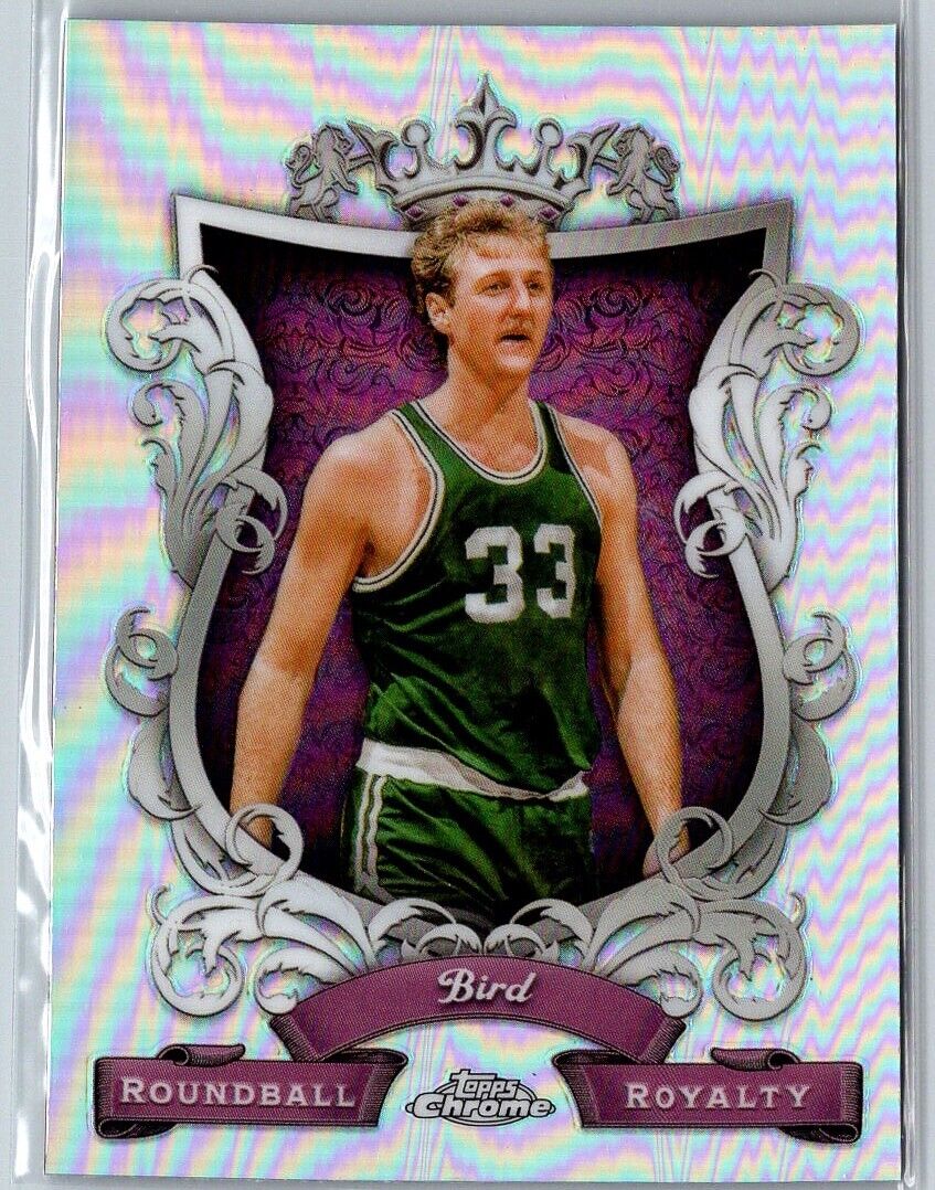 2024-25 TOPPS CHROME ROUNDBALL ROYALTY LARRY BIRD BOSTON