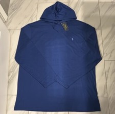 Polo Ralph Lauren Big  Tall Men's Jersey Lightweight Hoodie Blue New