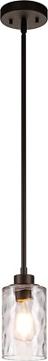 XiNBEi Lighting Pendelleuchte 1 Leuchte Mini Pendelleuchte mit Glas Modern Dimmab