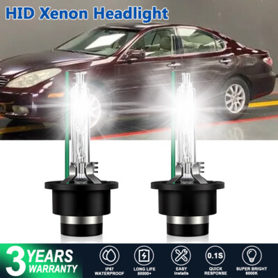 For Lexus ES300h 2003 2004 2005 D4S LED Headlight Bulbs Conversion Kit White