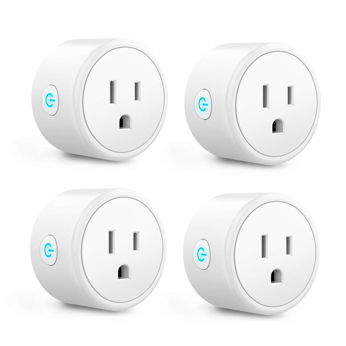 Smart Plug 4-Pack, Bluetooth Wi-Fi Smart Outlet for Smart Home, Remote Control L-image