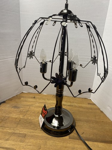 St Louis Rams NFL 3 Way Touch Lamp 23” Tall 6 Glass Panels 9” New FREE SHIP - Picture 10 of 10