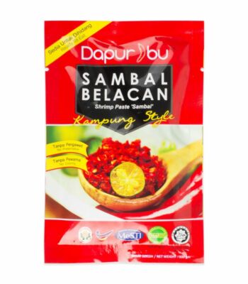 Shrimp Paste 'Sambal' (Sambal Belacan) 'Kampung Style' Ready To Eat (Dapur Ibu)