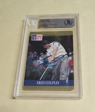 Fred Couples Signed 1990 Proset Golf #53 AUTO BGS BECKETT Authentic Autograph
