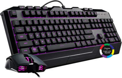 Cooler Master Devastator 3 Combo Set Membran-Tastatur & Gaming Maus LED AZERTY