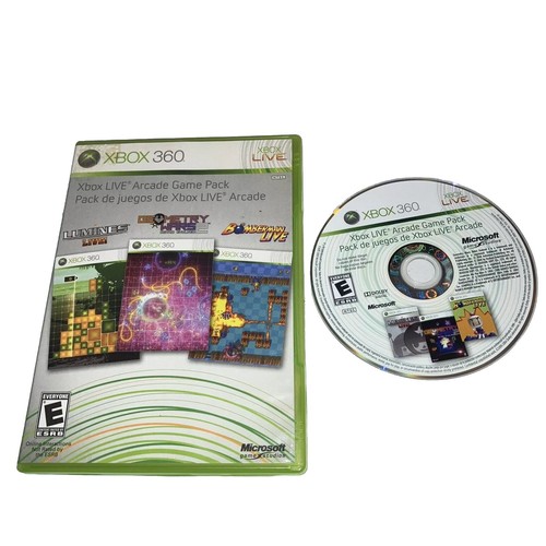 PACK DE JEUX XBOX LIVE ARCARDE / JEU MICROSOFT XBOX 360 NEUF