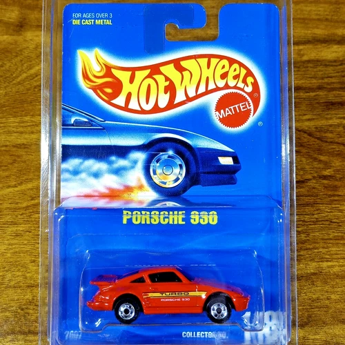 Hot Wheels Vintage Blue Card Porsche 930 Red 148 BW Blackwall Malaysia 1992