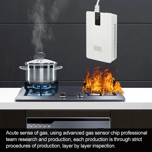 Rilevatore di perdite di gas,Safe-Tester,Portatile Propano Metano Gas Naturale Sensore di allarme - Foto 11 di 11