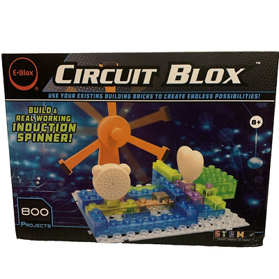 E-Blox Circuit Blox Builder 800 Projects Circuit Board Building Blocks
