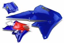 Cycra Powerflow Radiator Shrouds for 15-19 Yamaha WR250F - OEM Blue