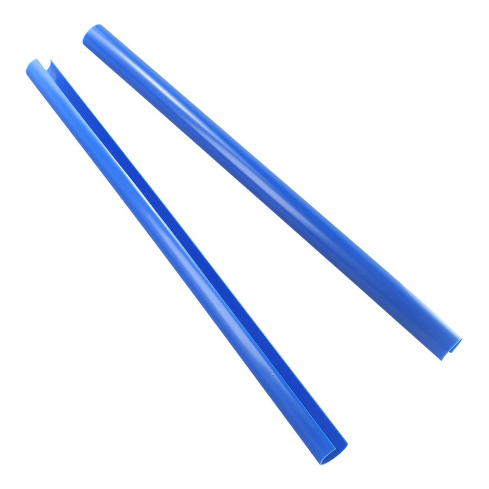 Convenient Grille Trim Strips Support V Brace Wrap 2Pcs ABS Bright Blue