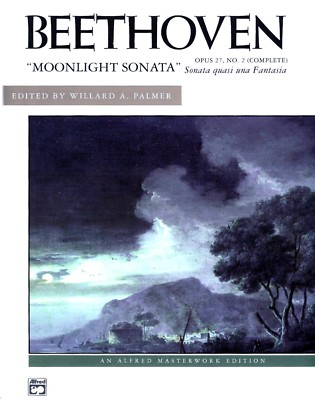 BEETHOVEN MOONLIGHT SONATA Opus 27 Complete PIANO MASTERWORK EDITION Sheet Music