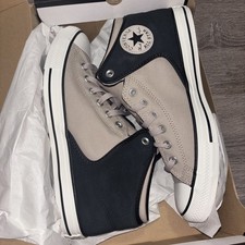 Converse CTAS High Street Mid A14294C Papyrus Black Men  s Size 11.5 NWB