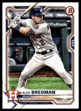 Alex Bregman 2021 Bowman #25 Houston Astros MLB READ FREE SHIPPING AutographDen