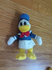 DONALD DUCK DISNEY KELLOGS 5  MINI STUFFED PLUSH TOY PRE-OWNED 