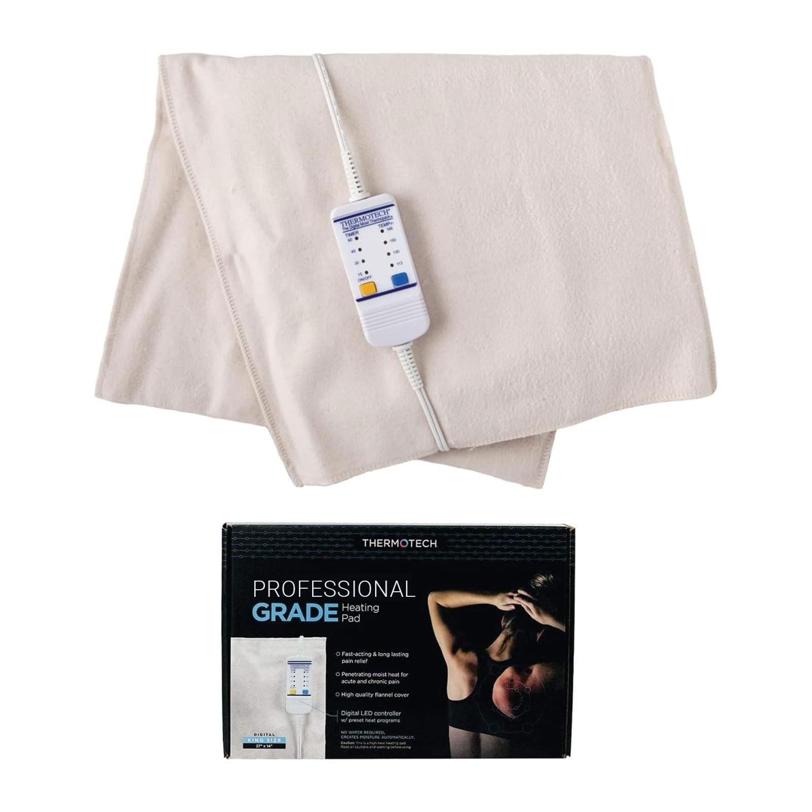 With Automatic Moist Heat By Thermotech, High-...