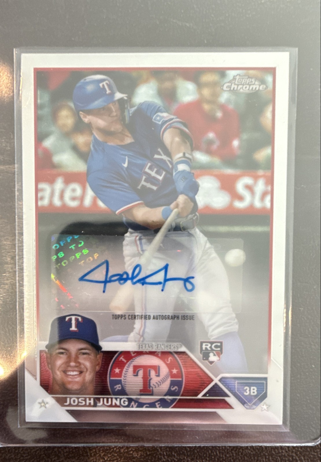 2023 Topps Chrome Update Series - Autographs Josh Jung #AC-JJ (AU, RC)