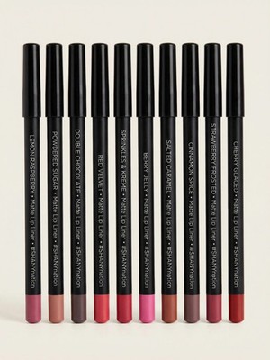 Set of 10 Shany Lip Liners
