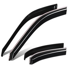 Fit 11-23 Chrysler 300 Glossy 4-Piece In-Channel Wind Rain Side Window Visors