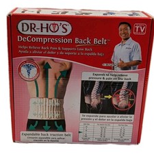 Dr Ho  s DeCompression Back Belt Back Traction Pain Relief System w Pump Open Box