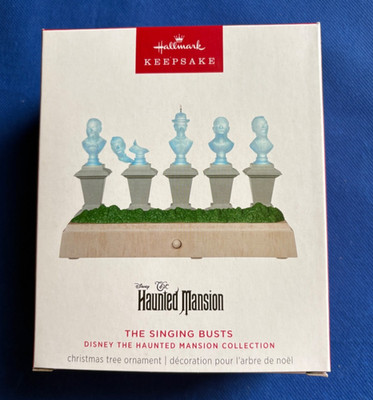 Hallmark Keepsake Ornament The Singing Busts Disney Haunted Mansion - NEW