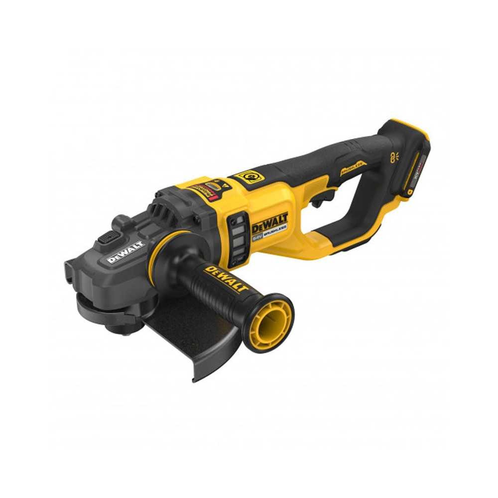 Meuleuse d'angle DEWALT 54V Brushless avec disque 230mm à forte capacité de coupe et moteur synchrone