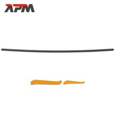 Zierleiste Stoßfänger Vorne Mitte Glänz Schwarz für Mercedes-Benz C-Klasse W206