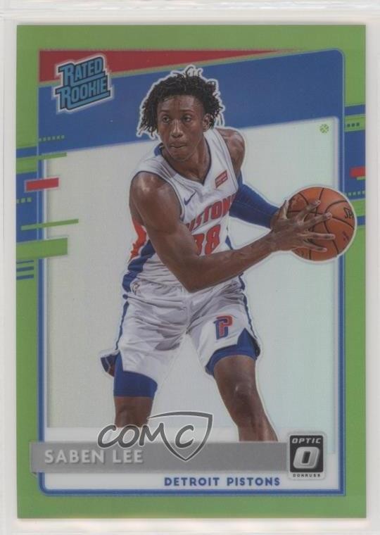 2020 Panini Donruss Optic Rated Rookie Lime Green Prizm /149 Saben Lee #191 y0i
