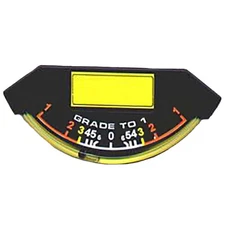 Slope Degree Grade Indicator 2 13/16" H x 6 1/4" W