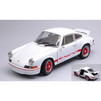 Porsche 911 Carrera Rs 2.7 1973 White/Red 1:24 Welly Auto Stradali -D- Neues Mod