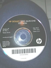 HP DESKJET 1050 ALL-IN-ONE J510 series Printer  Driver CD Windows XP, 7, 8, OS X